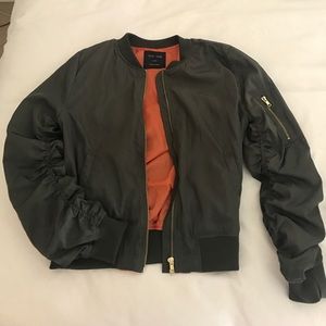 Classic Green Bomber Jacket